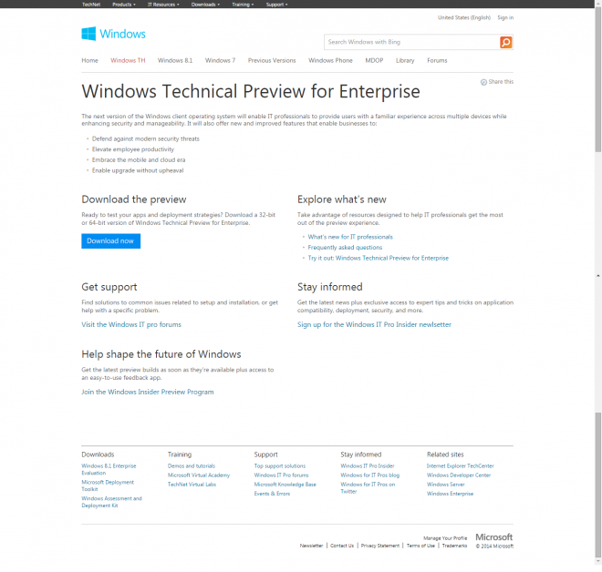 windows technical preview