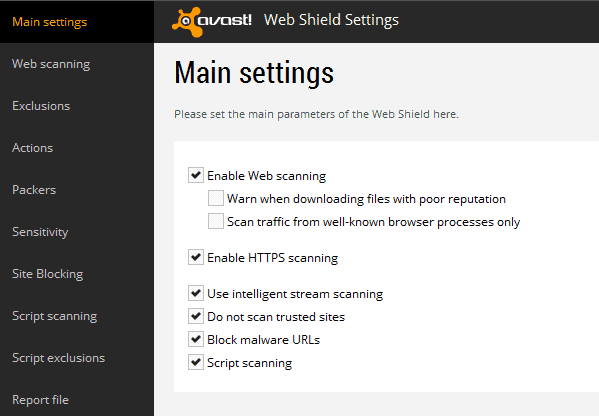 avast antivirus how to disable