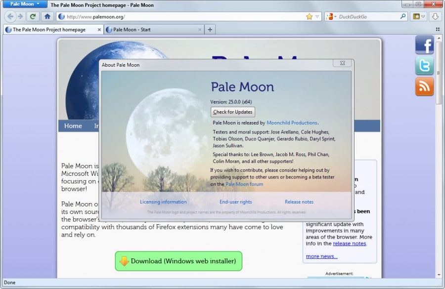 pale moon sync server pale moon sync server