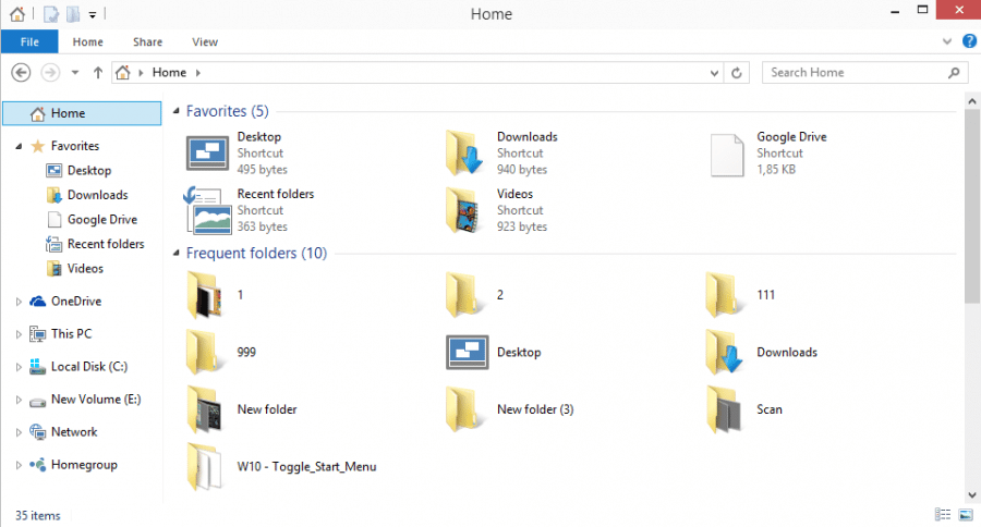 Remove Favorites Frequent Folders Or Recent Files In Windows 10