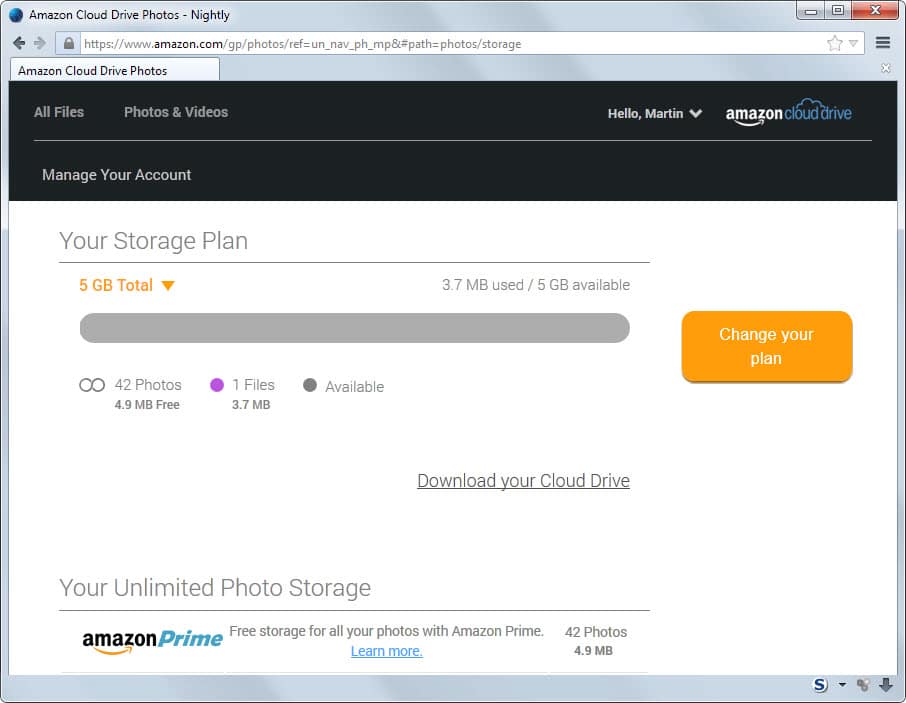 How Amazon's unlimited photo storage for Cloud Drive works
