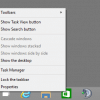 hide taskbar icons