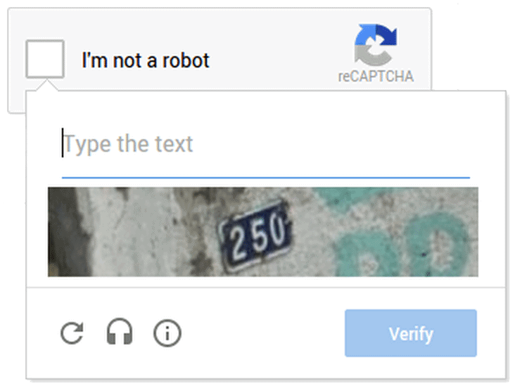 google recaptcha