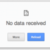 no data received