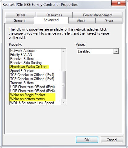 Prevent your PC from waking up automatically