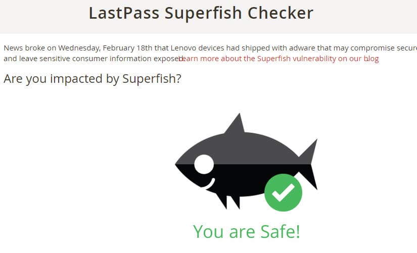 lastpass superfish