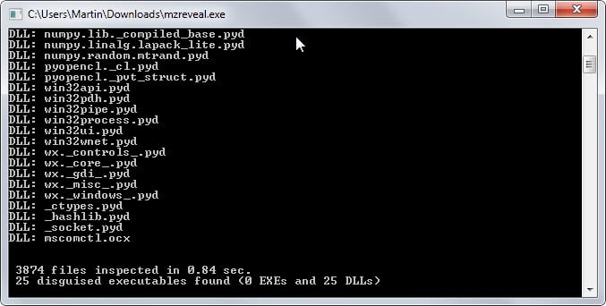 executable - How can I find out if an .EXE has Command-Line