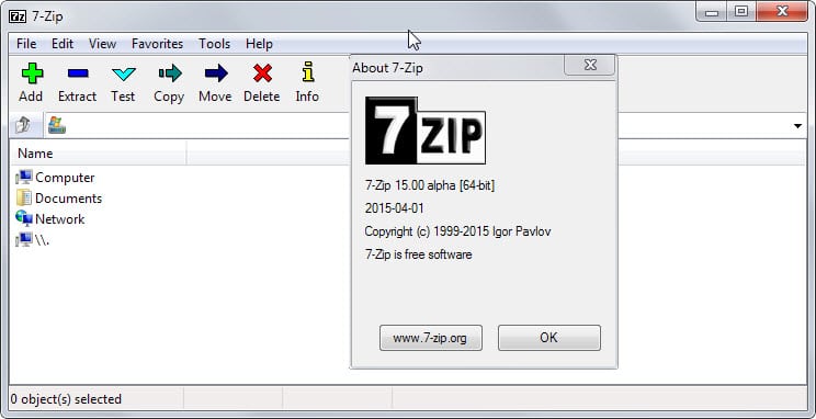 7-zip 15 alpha