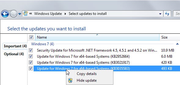 How to remove Windows 10 upgrade updates in Windows 7 and 8