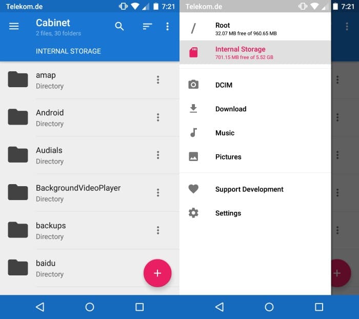 cabinet file manager android