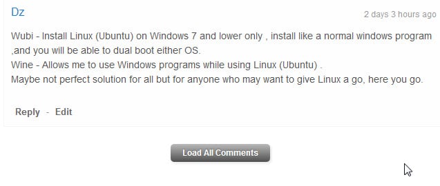 load all comments