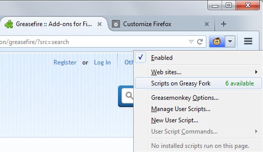 Cannot access Greasy Fork scripts
