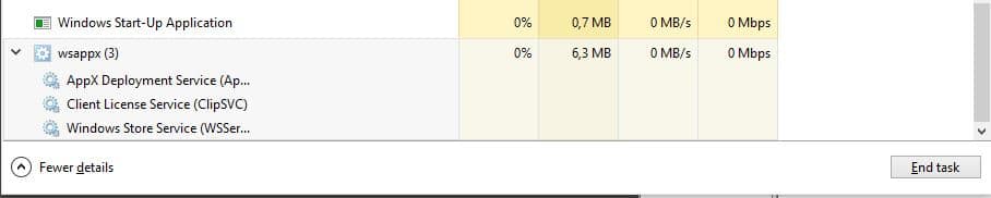 What is wsappx and why is causing high cpu load?