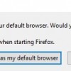 firefox default browser