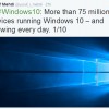 windows 10 75 million devices