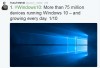 windows 10 75 million devices