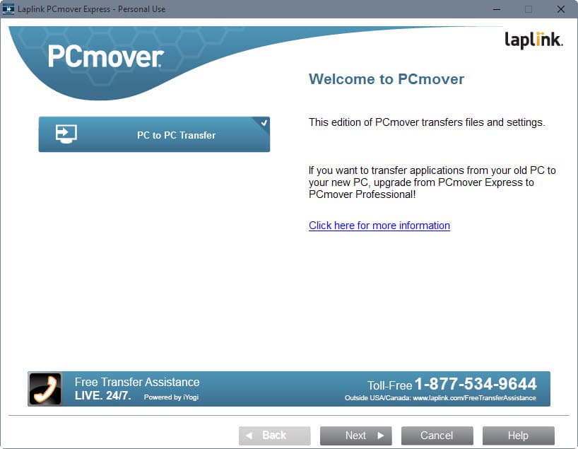 Move files from old Windows PCs to new ones with free PCmover Express