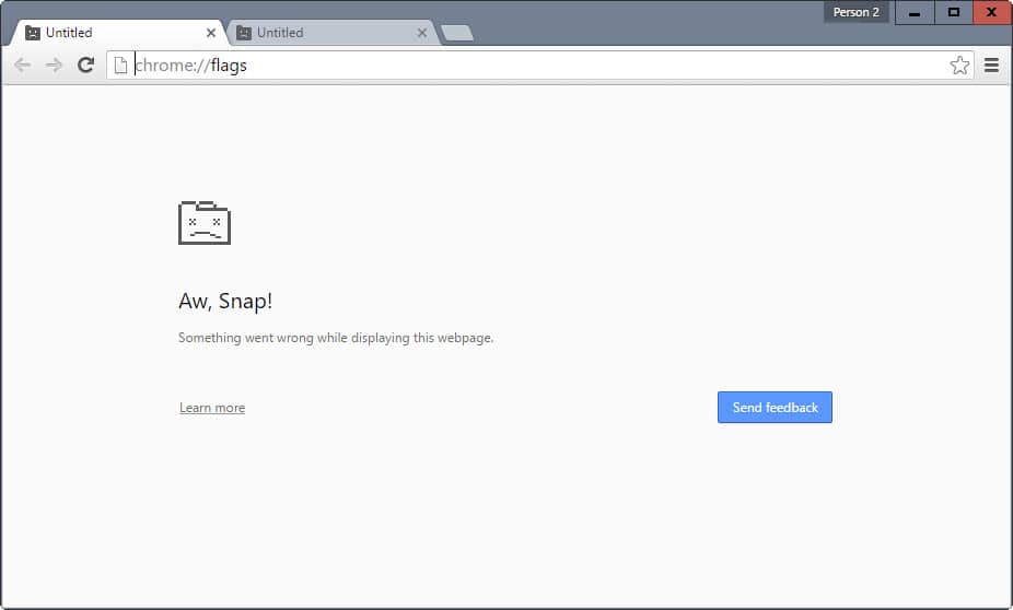 Latest Chrome Canary is completely broken (Aw, Snap! on all pages)