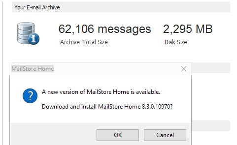 MailStore Home 8.3 brings official Windows 10 and Outlook 2016 support