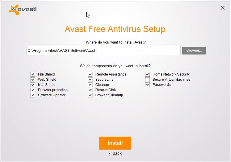 Avast setup highlights why you should always customize installations