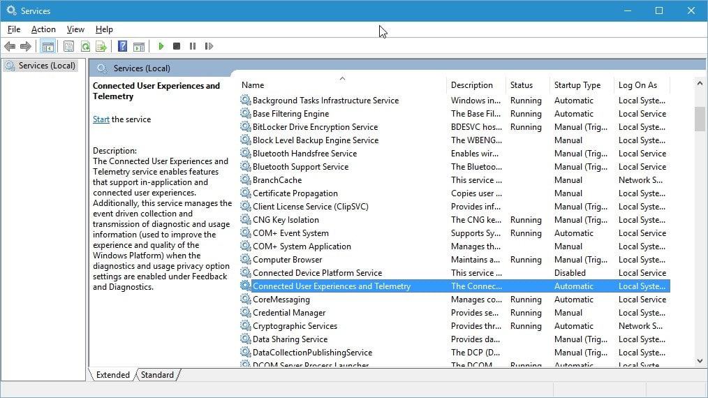 microsoft compatibility telemetry cpu