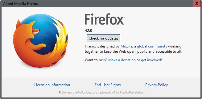 firefox 42.0