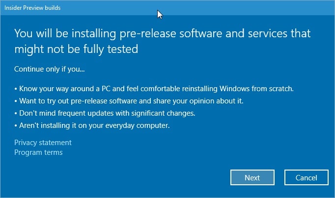 How to start and stop receiving Windows 10 Insider Preview builds ...