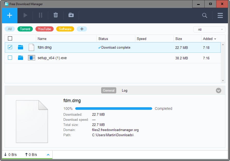 Free Download Manager 5.1 ships with new interface
