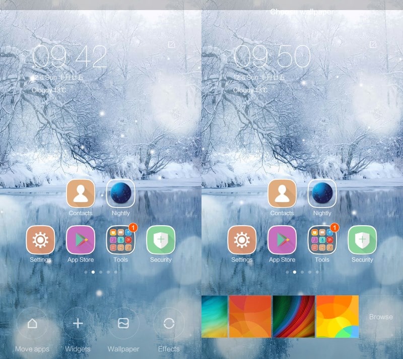 How to customize the homescreen of Xiaomi MiUI devices