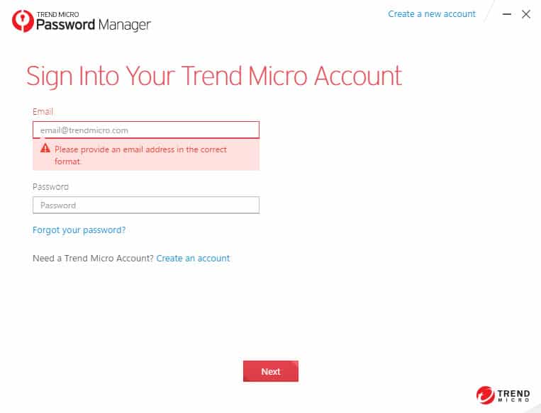 trendmicro password manager