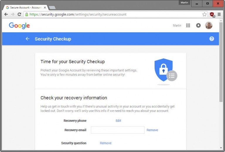 Grab 2GB of permanent Google storage by completing a Security Checkup ...