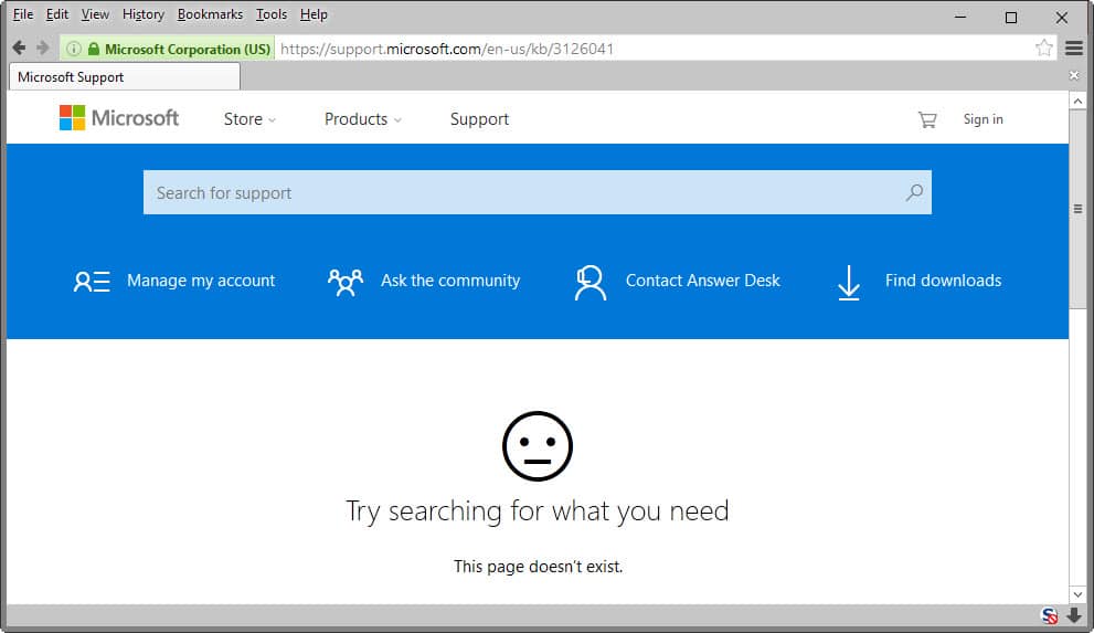 Microsoft Please Publish Support Pages Before Updates Ghacks