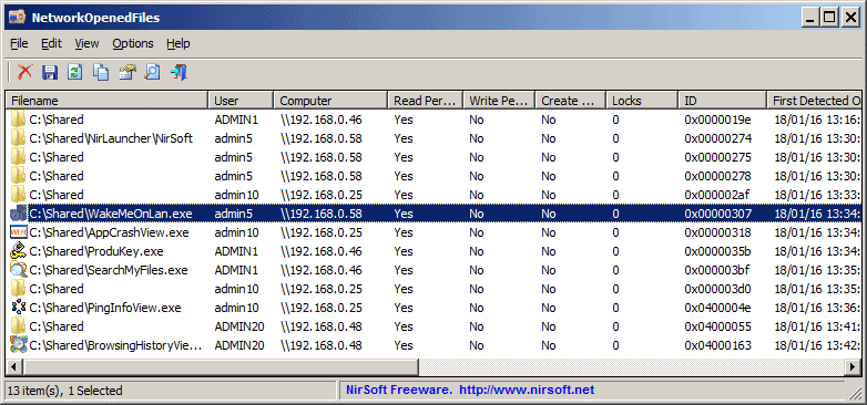 networkopenedfiles