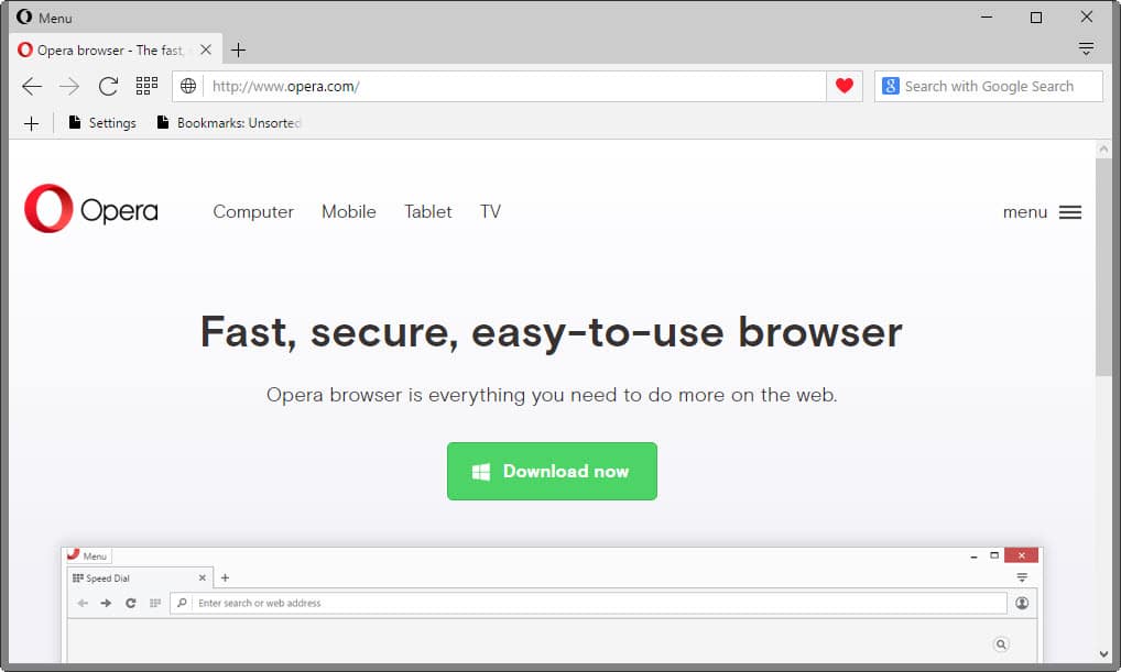 opera browser