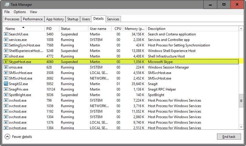 Disable Skypehost.exe (Windows Skype) on Windows 10