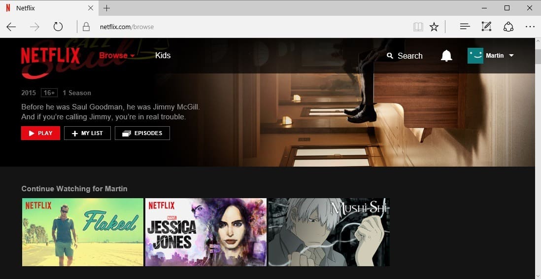 Remove continue watching items on Netflix