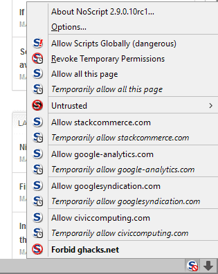 NoScript
