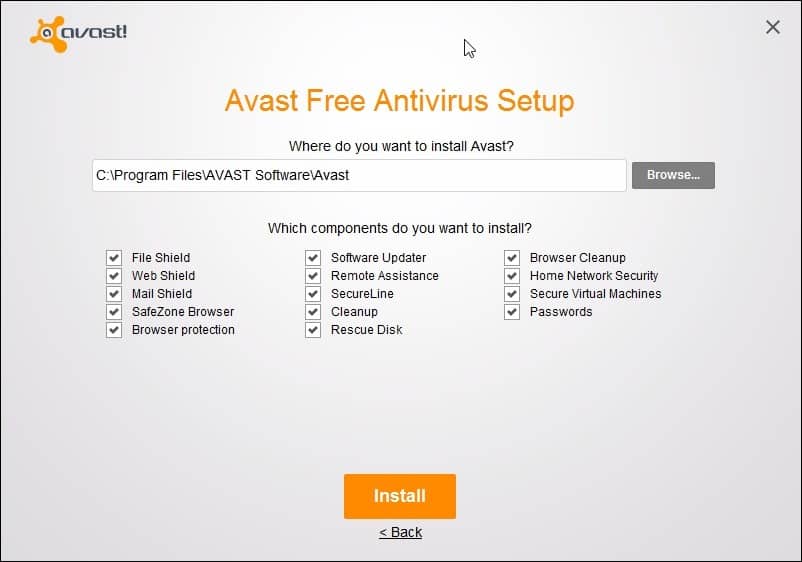 uninstall avast safezone browser