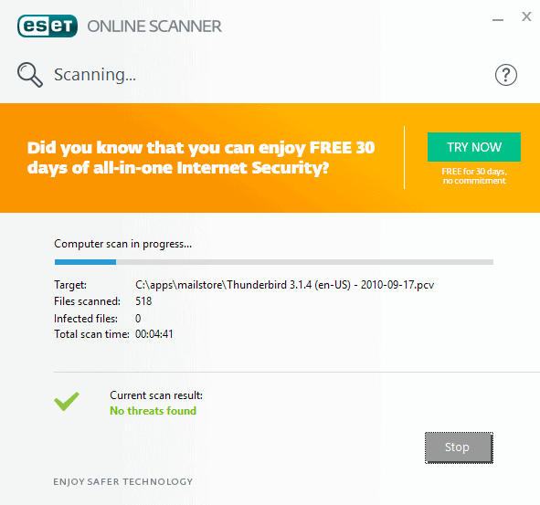 eset online scanner