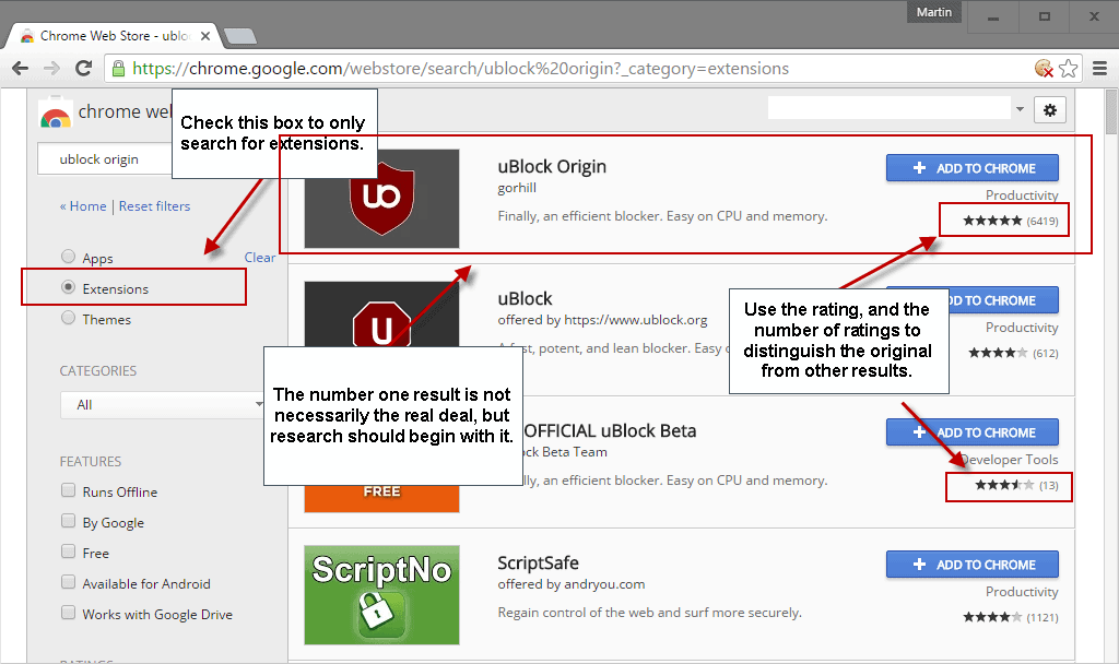 fake chrome extensions