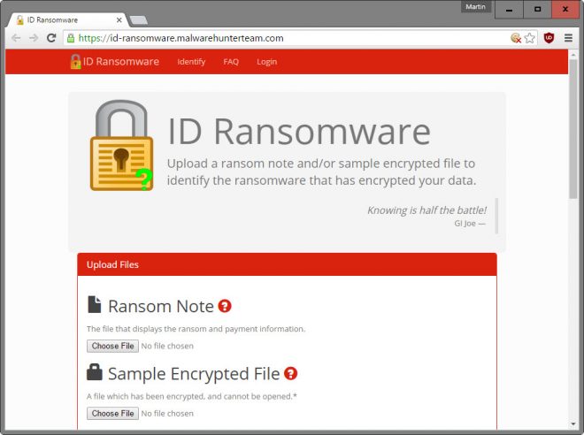 id ransomware