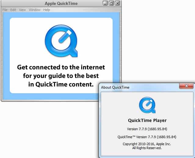 apple quicktime player for windows 10 pc download