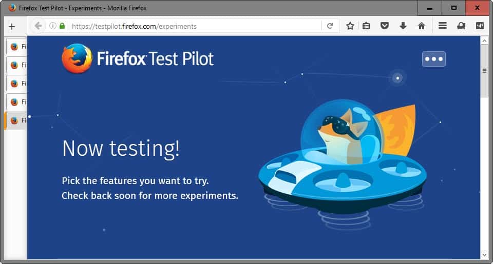 Mozilla puts Firefox Test Pilot program to rest