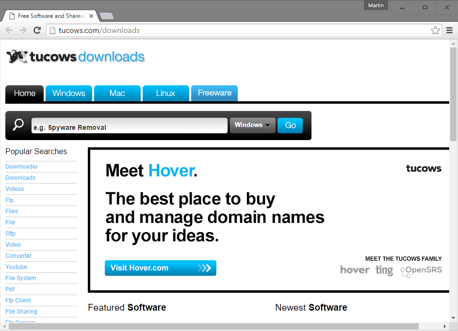tucows downloads
