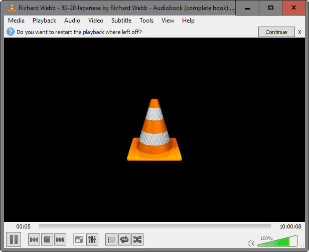 VLC 2.2.3 fixes Resume feature