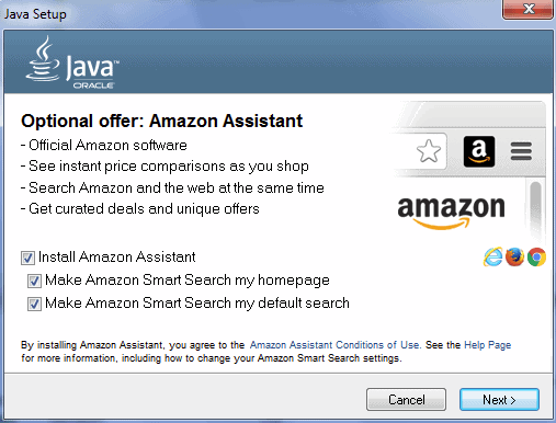 amazon assistant java