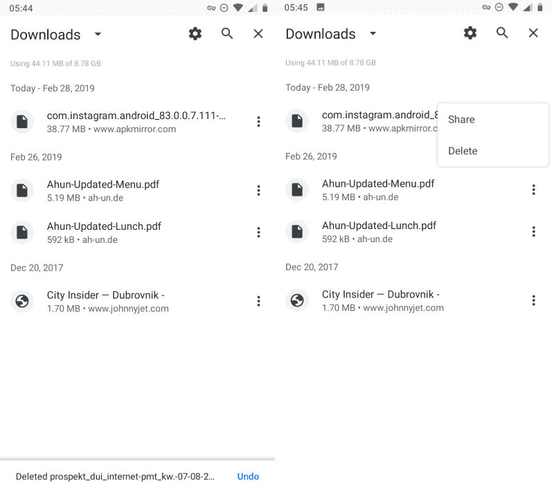 Mempercepat download di Chrome Android: Prioritaskan Satu Proses Download