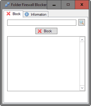 folder firewall blocker