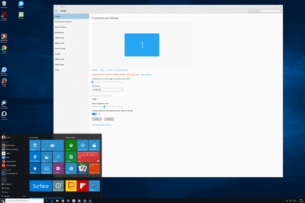 Setting up Windows for low vision on a PC: Screen resolution vs DPI