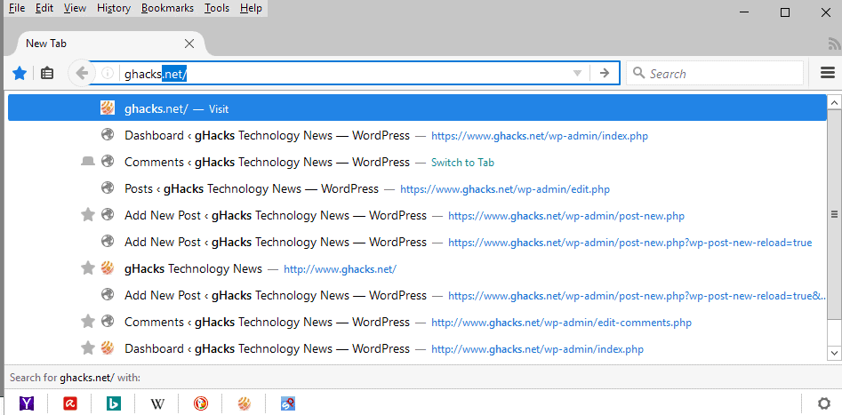 firefox one-off searches